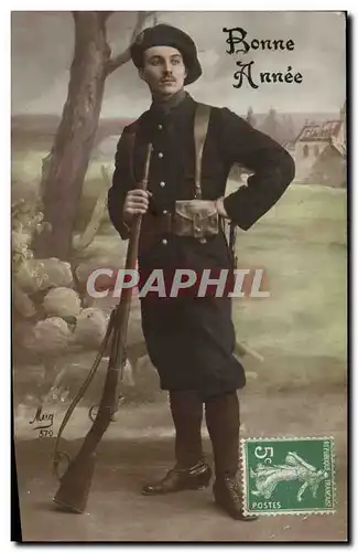 Cartes postales Militaria Chasseurs alpins