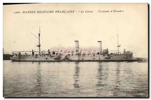 Ansichtskarte AK Bateau Le linois Croiseur d&#39escadre