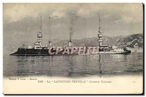 Ansichtskarte AK Bateau Latouche Treville Croiseur Cuirasse