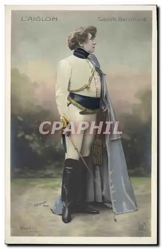 Cartes postales Femme Theatre Sarah Bernhardt L&#39Aiglon Napoleon