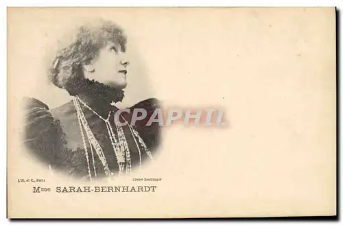 Ansichtskarte AK Femme Theatre Mme Sarah Bernhardt