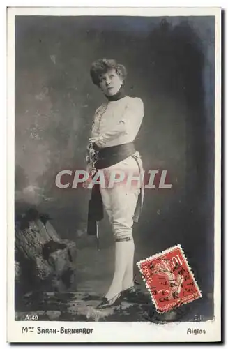 Cartes postales Femme Theatre Sarah Bernhardt Aiglon Napoleon