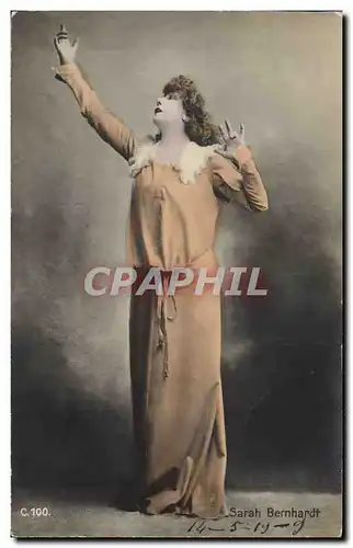 Ansichtskarte AK Femme Theatre Sarah Bernhardt