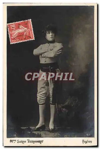 Ansichtskarte AK Femme Theatre Sarah Bernhardt Aiglon Napoleon