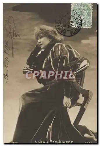 Ansichtskarte AK Femme Theatre Sarah Bernhardt