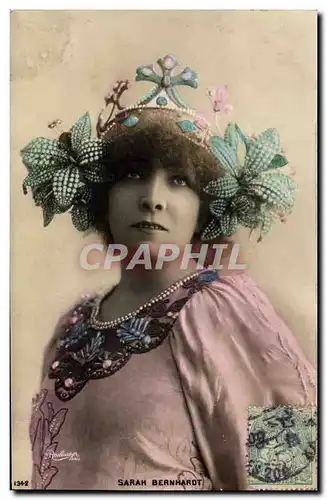 Ansichtskarte AK Femme Theatre Sarah Bernhardt