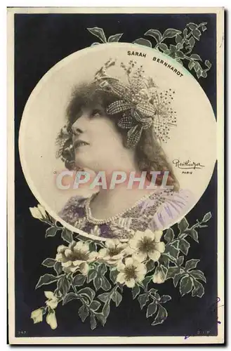 Ansichtskarte AK Femme Theatre Sarah Bernhardt