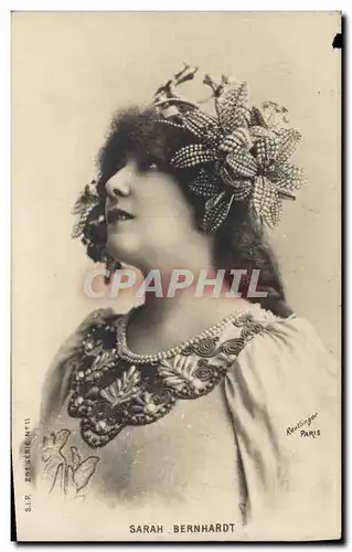 Ansichtskarte AK Femme Theatre Sarah Bernhardt