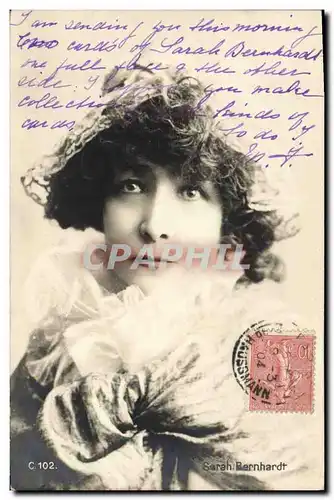 Ansichtskarte AK Femme Theatre Sarah Bernhardt