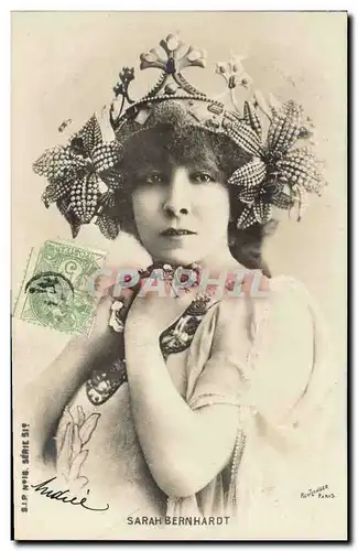 Ansichtskarte AK Femme Theatre Sarah Bernhardt