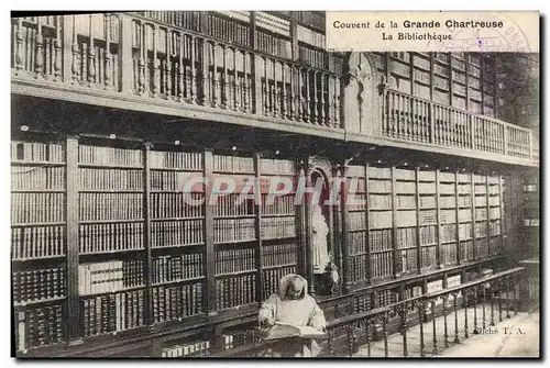 Ansichtskarte AK Bibliotheque Dauphine Couvent de la Grande Chartreuse