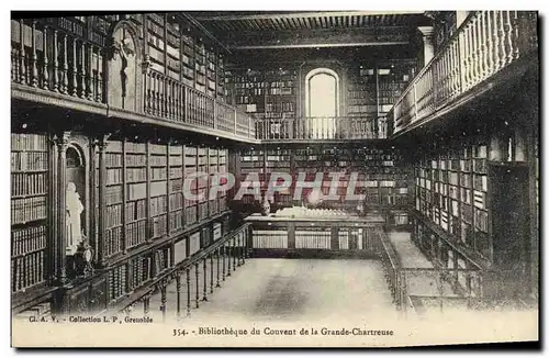 Ansichtskarte AK Bibliotheque Dauphine Couvent de la Grande Chartreuse