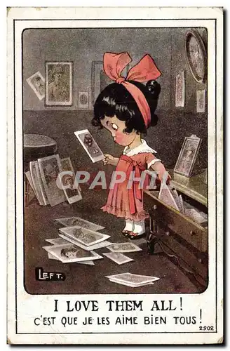 Cartes postales Fantaisie Illustrateur Enfant