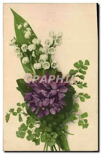 Cartes postales Fantaisie Fleurs