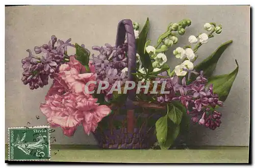 Cartes postales Fantaisie Fleurs