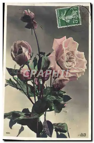 Cartes postales Fantaisie Fleurs