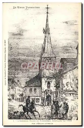 Ansichtskarte AK Le vieux Plombieres Ancienne eglise de plombieres remplace en 1859 par l&#39eglise actuelle