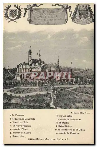 Cartes postales Dreux le chateau Capucins