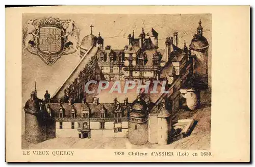 Cartes postales Le Vieux Quercy Chateau d&#39Assier