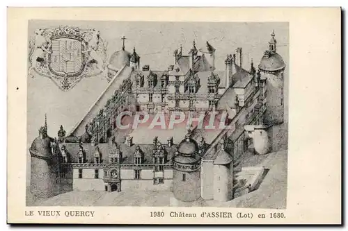 Ansichtskarte AK Le Vieux Quercy Chateau d&#39Assier