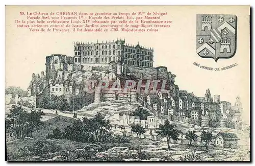 Cartes postales Chateau de Crignan