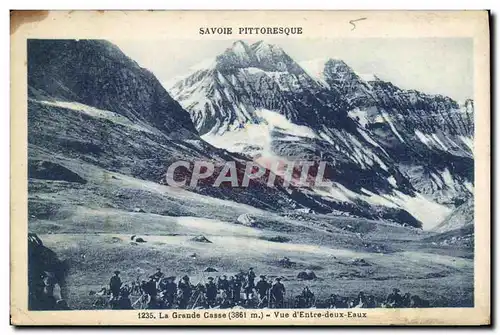 Cartes postales Militaria Chasseurs alpins Savoie La Grande Casse Vue d&#39Entre deux Eaux