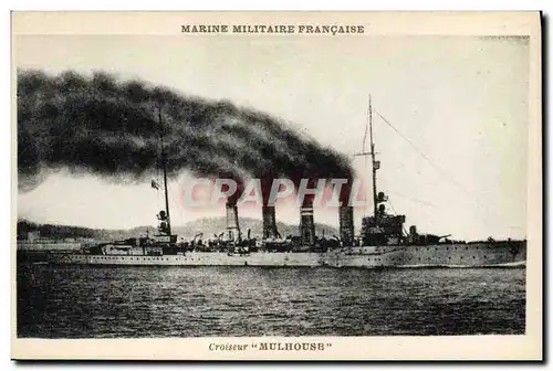 Cartes postales Bateau Croiseur Mulhouse
