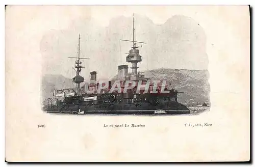 Cartes postales Bateau La cuirasse Le Massena