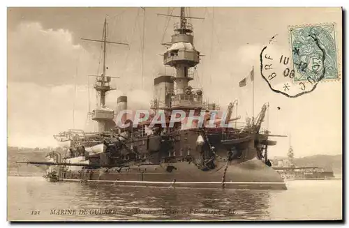 Cartes postales Bateau Massena Cuirasse d'escadre