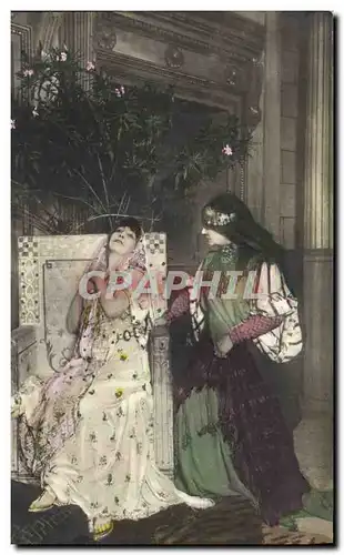 Ansichtskarte AK Femme Theatre Sarah Bernhardt dans Phedre