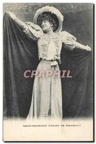 Ansichtskarte AK Femme Theatre Sarah Bernhardt Cyrano de Bergerac