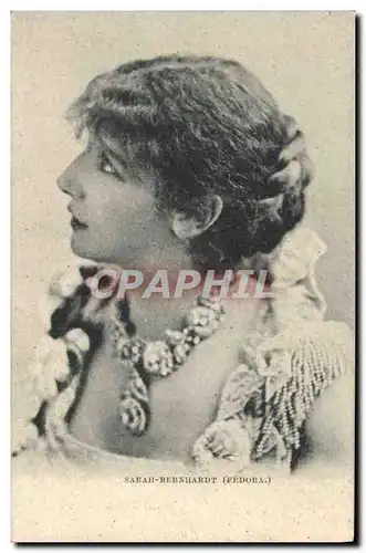 Cartes postales Femme Theatre Sarah Bernhardt Fedora