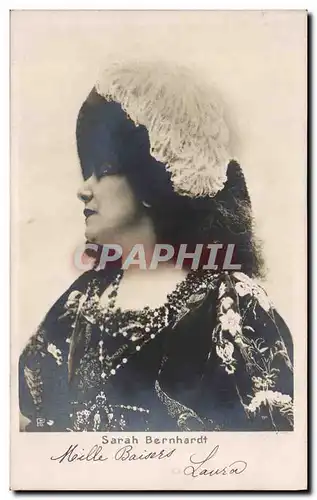 Ansichtskarte AK Femme Theatre Sarah Bernhardt