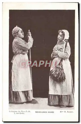 Ansichtskarte AK Femme Theatre Enfants Mesdames Sosie Robert