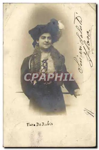 Cartes postales Femme Theatre Flora de Rubis