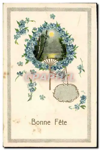 Cartes postales Fantaisie Fleurs