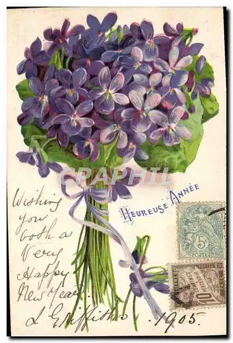 Cartes postales Fantaisie Fleurs