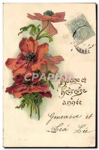 Cartes postales Fantaisie Fleurs