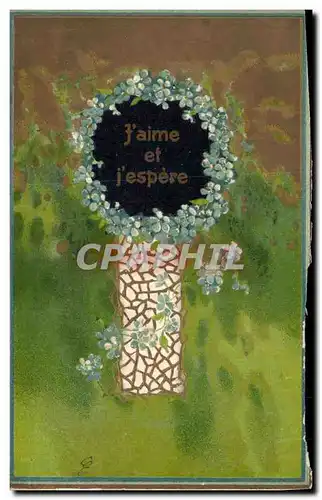 Cartes postales Fantaisie Fleurs