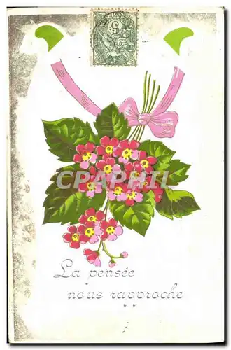 Cartes postales Fantaisie Fleurs