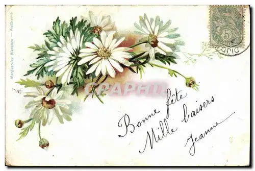 Cartes postales Fantaisie Fleurs