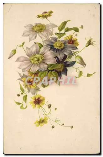 Cartes postales Fantaisie Fleurs