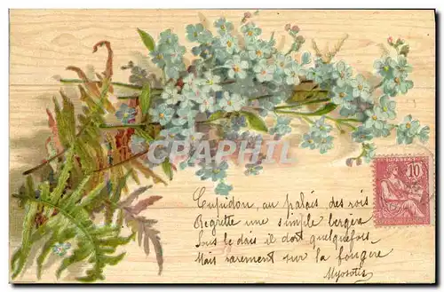 Cartes postales Fantaisie Fleurs