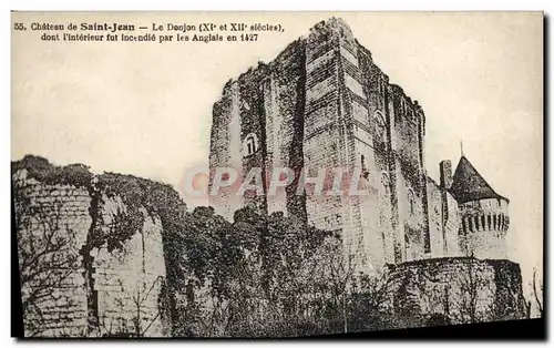 Cartes postales Chateau de Saint Jean Le donjon
