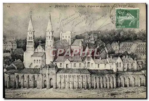 Cartes postales Jumieges L&#39abbaye