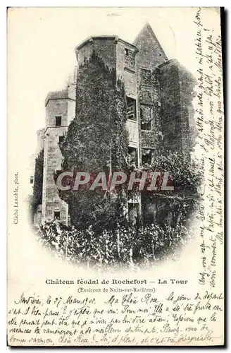 Ansichtskarte AK Chateau feodal de Rochefort La tour Environs de Nuits sur Ravieres