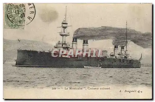 Cartes postales Bateau Le Montcalm Croiseur Cuirasse