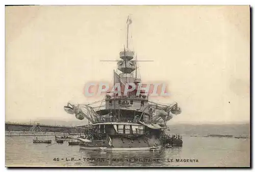 Cartes postales Bateau Toulon Le Magenta