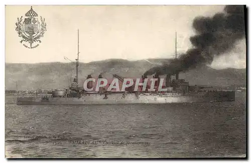 Cartes postales Bateau Mirabeau Cuirasse de premier rang