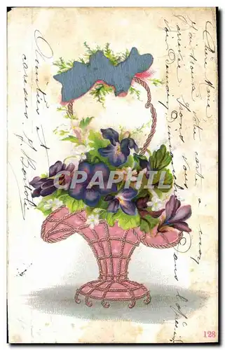 Cartes postales Fantaisie Fleurs